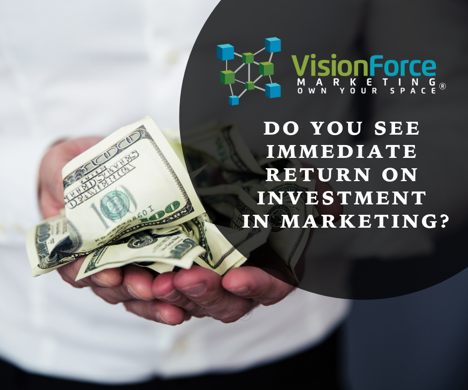 Do You See Immediate Return on Investment on Marketing?
