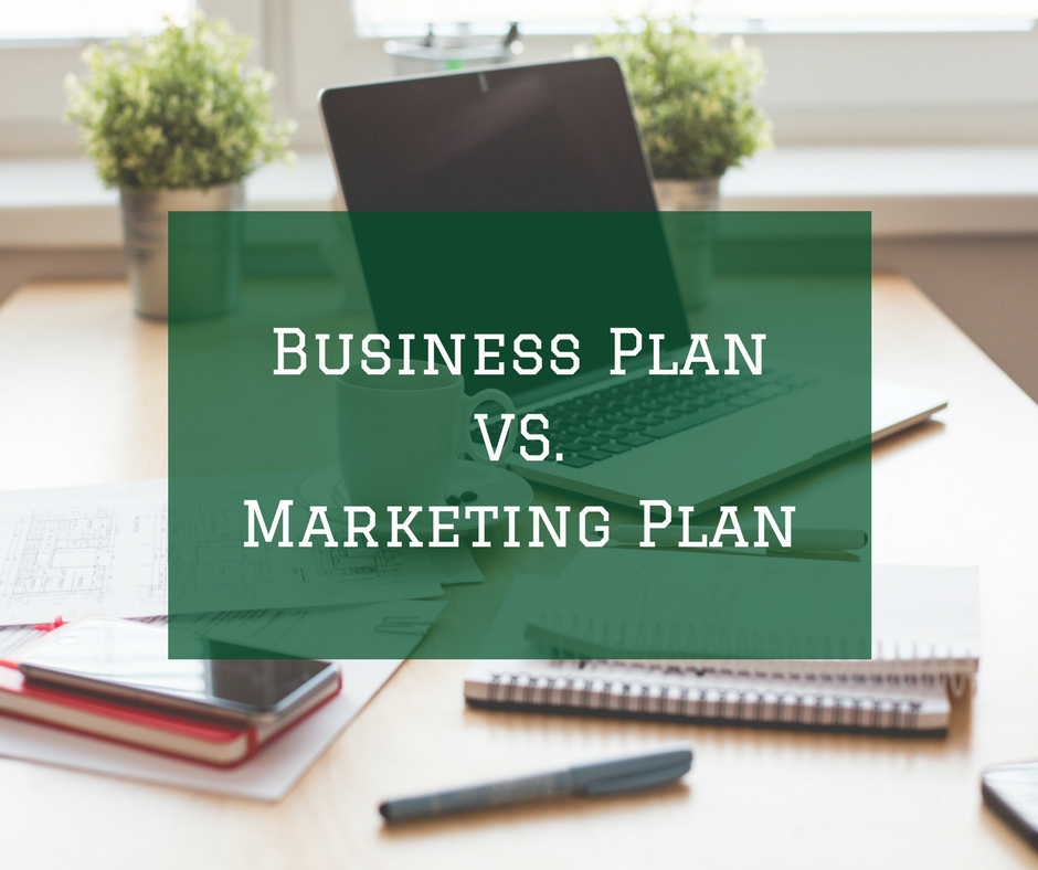 Whats the difference between a business plan and a marketing plan