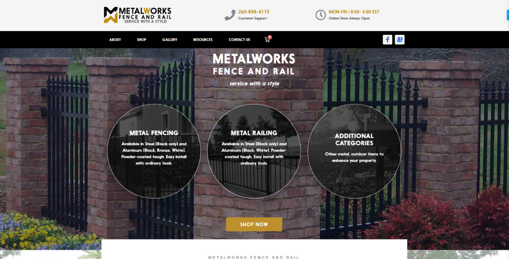 Vision Force Marketing - Manufacturing Website Metal Works