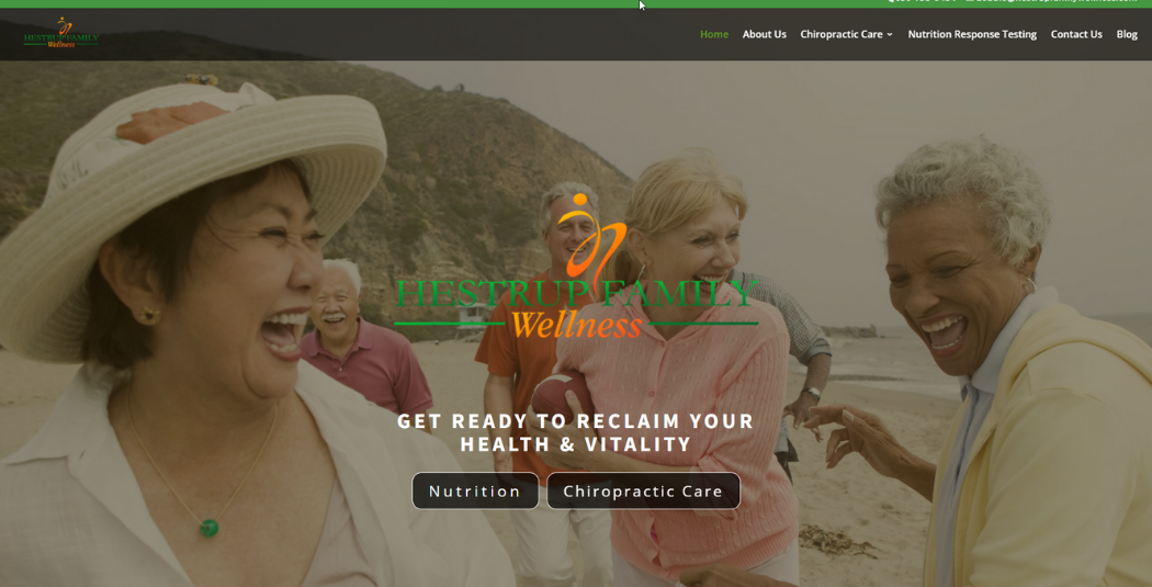 Hestrup Family Wellness Website