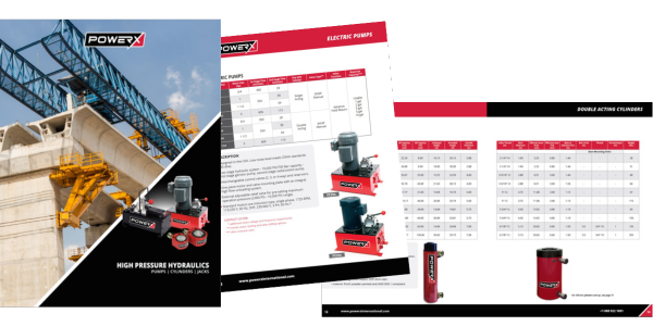 Branding for manufacturing catalog example high pressure hydraulics